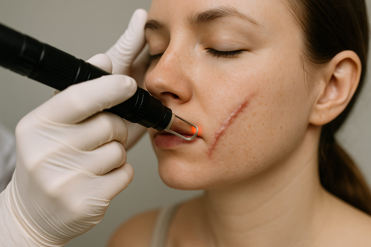 Tratamiento láser para cicatrices de acné